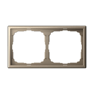 ARTGALLERY 2-постовая РАМКА, универсальная, ШАМПАНЬ Systeme Electric GAL000502 фото 1