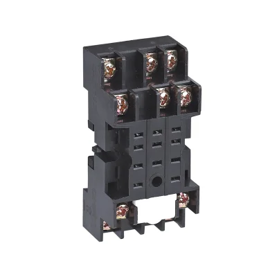 Колодка CZY08A-02 для реле JZX-22F(B)/2Z,NJX-13FW(B)/2ZS, JZX-18F(L)/2Z 2 контакта CHINT 285962 фото 1