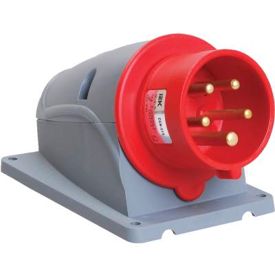 MAGNUM Вилка стац. ССИ-525 32А-6ч 380В 3P+PE+N IP44 IEK PSN52-032-5 фото 1