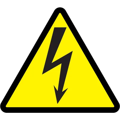 Самоклеящаяся этикетка: 100х100х100мм, символ "Молния" IEK YPC30-MOLNI-4-096 фото 1