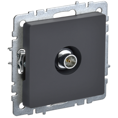 BRITE Роз. TV оконечная РТВ11-0-БрГ граф. IEK BR-A10-O-K53 фото 1