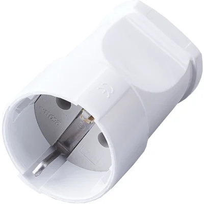 Розетка переносная 1-местная с/з PST16-40-200, белый STEKKER 32853 фото 1