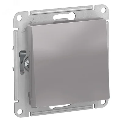 ATLASDESIGN AQUA переключатель одноклавишный IP44, сх.6, 10АХ, механизм, АЛЮМИНИЙ A Systeme Electric фото 1
