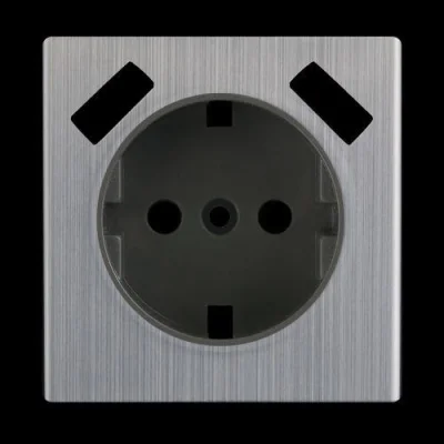 Накладка для USB розетки (глянцевый никель) W1179502 Werkel a051096 фото 1