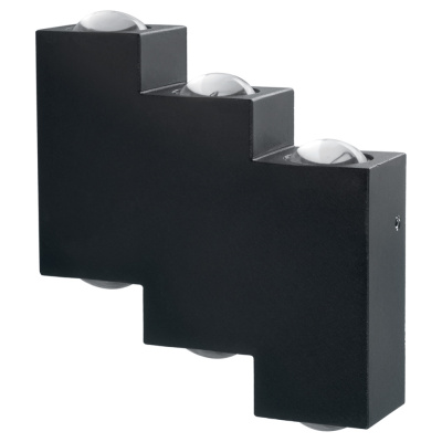 Светильник уличный светодиодный, 6*1W, 600Lm, 4000K, черный DH110 Feron 11704 фото 1