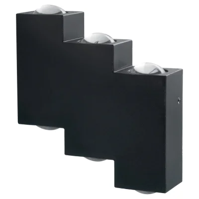 Светильник уличный светодиодный, 6*1W, 600Lm, 4000K, черный DH110 Feron 11704 фото 1