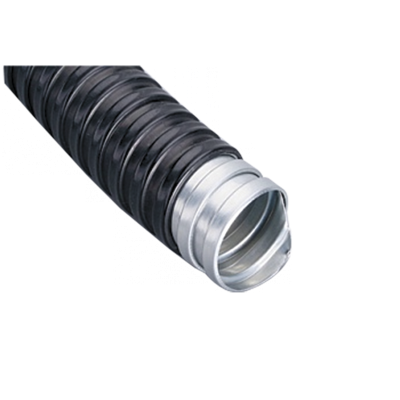 Металлорукав нг ПВХ РЗ-ЦП - 10 с протяжкой (50 м) PROxima EKF mrzp-10-50 фото 2