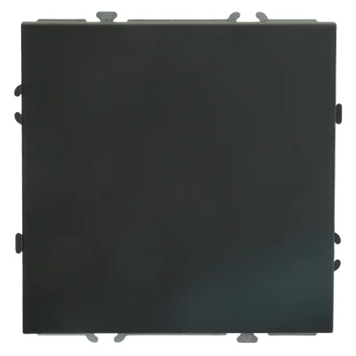 Выключатель 1-клавишный (механизм), , 250В, 10А, серия эмили, RSW10-5103-05, черный уголь, so STEKKE фото 1