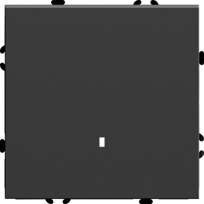 Выключатель СП 1-м с подсв. механизм (черный уголь) soft touch Эмили RSW10-5101-05 STEKKER 49837 фото 1