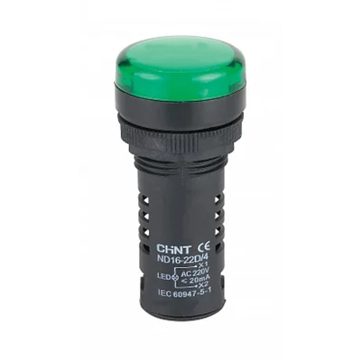 Индикатор ND16-22DS/4 зеленый АС230В (R) CHINT 593071 фото 1