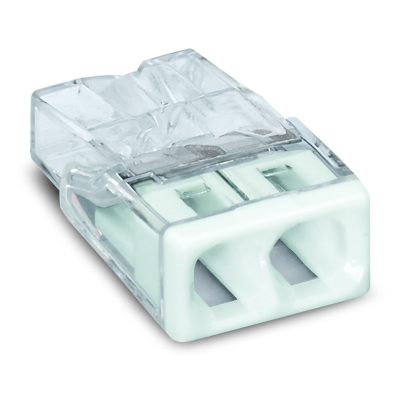 Клеммник 2 (одножильных) х 0,5-2,5 мм 24A Cu [уп. 100шт] WAGO 2273-202 фото 1