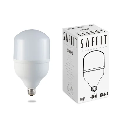 Лампа светодиодная, 40W 230V E27 4000K T100, SBHP1040 Saffit SAFFIT 55092 фото 1