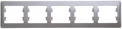 Glossa Перламутр Рамка 5-ая, горизонтальная, Systeme Electric GSL000605 фото 1