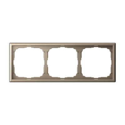 ARTGALLERY 3-постовая РАМКА, универсальная, ШАМПАНЬ Systeme Electric GAL000503 фото 1