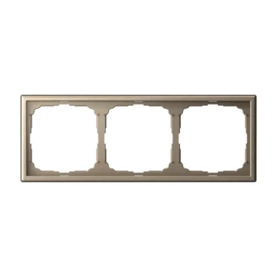 ARTGALLERY 3-постовая РАМКА, универсальная, ШАМПАНЬ Systeme Electric GAL000503 фото 1