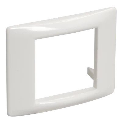 Рамка и суппорт универс. на 2 модуля белый IEK CKK-40D-RU2-K01 фото 1