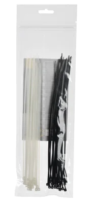 Набор хомутов 2,5х250 (25б. 25ч) (50шт/упак) IEK UNH35-N04-050 фото 1