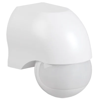 Датчик движения ДД 010 белый, макс. нагрузка 1100Вт, угол обзора 180град., дальность 10м, IP44, IEK  фото 1