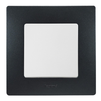 Рамка 1 пост - Etika - антрацит Legrand 672581 фото 1
