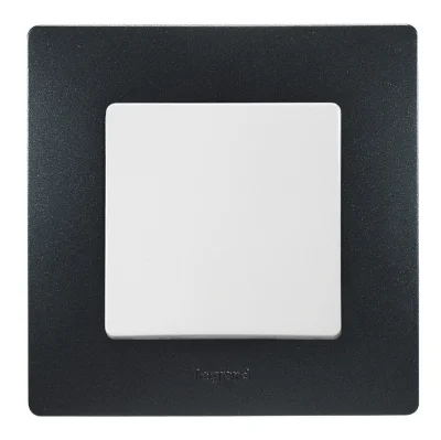 Рамка 1 пост - Etika - антрацит Legrand 672581 фото 1