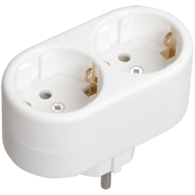 Тройник Т-01/02 2 круглых места IEK WTP10-16-02 фото 1