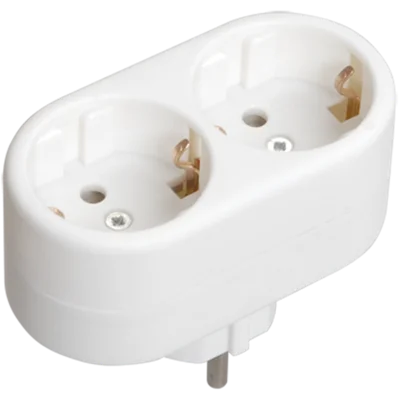 Тройник Т-01/02 2 круглых места IEK WTP10-16-02 фото 1