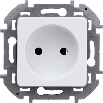 Розетка без заземления - Inspiria - без шторок 16А 250В винтовые зажимы - белый Legrand 673710 фото 1