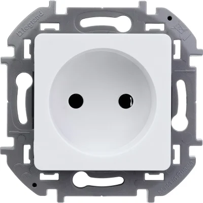 Розетка без заземления - Inspiria - без шторок 16А 250В винтовые зажимы - белый Legrand 673710 фото 1