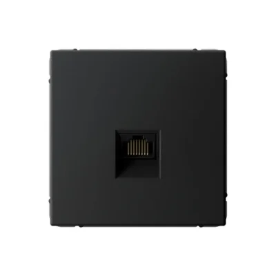 ARTGALLERY РОЗЕТКА компьютерная RJ45, кат. 6A, механизм, КАРБОН Systeme Electric GAL001086 фото 1