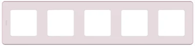 Рамка 5 постов - Inspiria - розовый Legrand 673974 фото 1