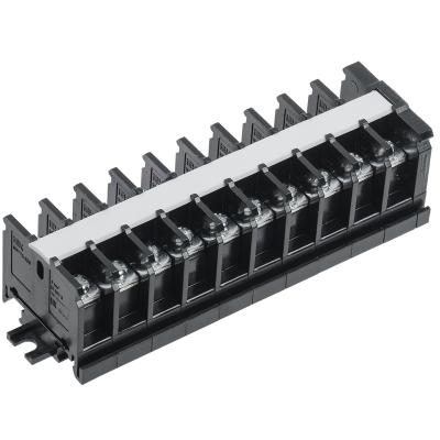 Блок зажимов БЗН TK-030 4 мм2 30А на DIN-рейку 10 пар IEK YZN43-10-004-K02 фото 1