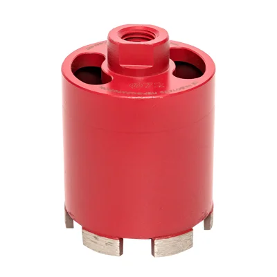 Коронка алмазная для дрелей с микроударом (верхнее пылеудаление) DCH-72MHS Micro Hit Laser M16 P EKF фото 1