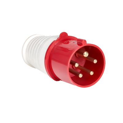 Вилка переносная 015 3Р+РЕ+N 16А 380В IP44 EKF ps-015-16-380 фото 1