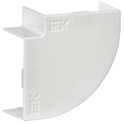 Поворот на 90град КМП 40х25 белый (4шт/компл) IEK CKMP10D-P-040-025-K01 фото 1