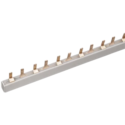 Шина соединительная (гребенка) 2-полюсная (N L1 N L1) 63А 54 модуля длина 1000мм IEK YNS21-2-063 фото 1