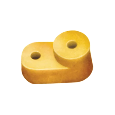 Угловой изолятор для "О" шины желтый IEK YIS31 фото 1