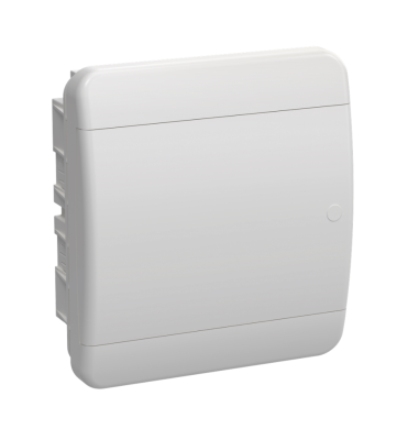 TEKFOR Корпус пластиковый ЩРВ-П-8 IP41 белая дверь IEK TF5-KP13-V-08-41-K01-K01 фото 1