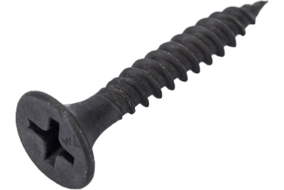 Саморез с потайной головкой (3,5х25 частая резьба (оксидированные)) Абразив Плюс EDS001399 фото 1
