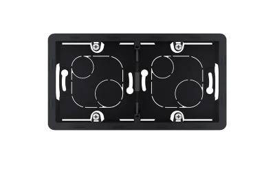 Коробка накладного монтажа - 2 поста - INSPIRIA - антрацит Legrand 673993 фото 1