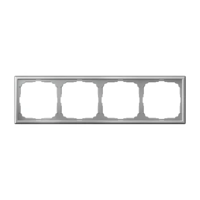 ARTGALLERY 4-постовая РАМКА, универсальная, АЛЮМИНИЙ Systeme Electric GAL000304 фото 1