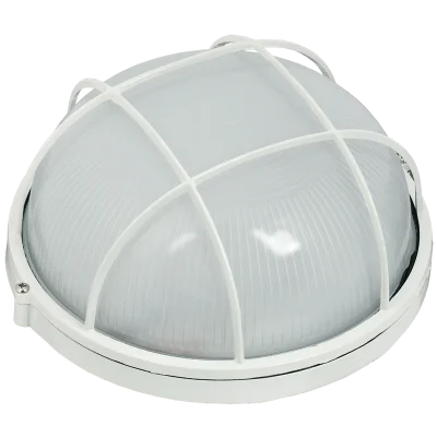 Светильник НПП1102 белый/круг с реш. 100Вт IP54 IEK LNPP0-1102-1-100-K01 фото 1