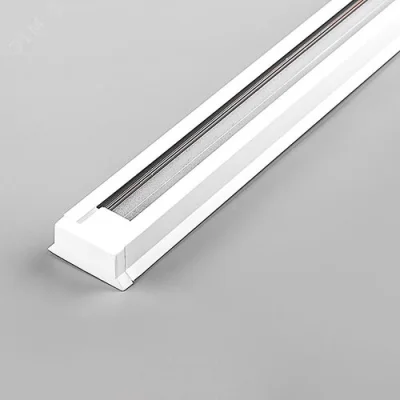 Шинопровод для трековых светильников, белый, 3м, в наборе токоввод, заглушка, крепление, CAB1003 Fer фото 1