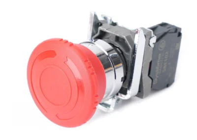 Кнопка аварийн ост SB4 в сборе 22мм 40мм повернуть для возврат металл 1Н Systeme Electric SB4BS8442 фото 1