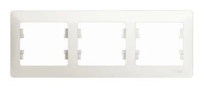 Glossa Перламутр Рамка 3-ая, горизонтальная Systeme Electric GSL000603 фото 1