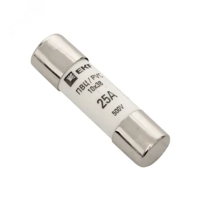 Плавкая вставка цилиндрическая ПВЦ (10х38) 25А EKF pvc-10x38-25 фото 1