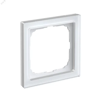 ARTGALLERY PURE 1-постовая РАМКА, ОРГАНИЧЕСКОЕ СТЕКЛО БЕЛЫЙ Systeme Electric GAL320101 фото 1