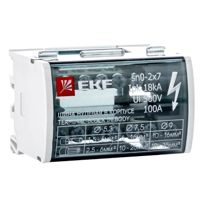 Шина нулевая в корпусе (2х7) PROxima EKF sn0-2x7 фото 1