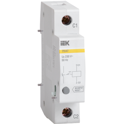 Расцепитель независ. РН47 новая серия на DIN-рейку IEK MVA01D-RN фото 1