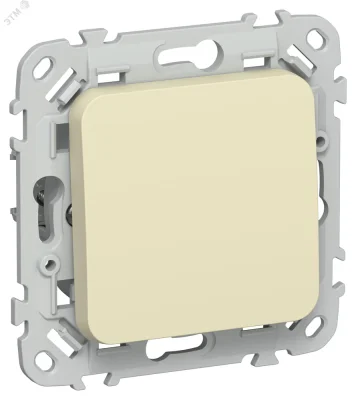 FLITE Выключатель 1-клавишный 10А ВС11-1-0-ФлН навахо IEK FI-V10-0-10-1-K87 фото 1