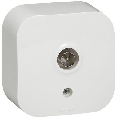 Розетка телевизионная Quteo белая Legrand 782215 фото 1